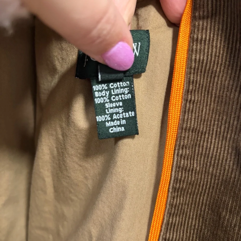 Vintage Y2K J.Crew Corduroy Blazer Men’s size XL Brown 2 Button Closure Academia